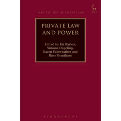 ISBN Private Law and Power livre Loi Anglais Couverture rigide
