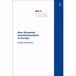 ISBN New Economic Constitutionalism in Europe, Anglais, Couverture rigide, 384 pages