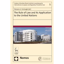 ISBN The Rule of Law and Its Application to the United Nations, Loi, Anglais, Couverture rigide, 384 pages