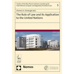 ISBN The Rule of Law and Its Application to the United Nations livre Loi Anglais Couverture rigide