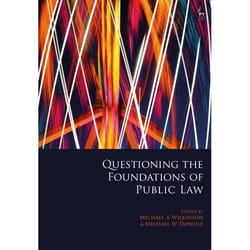 ISBN Questioning the Foundations of Public Law livre Loi Anglais Couverture rigide