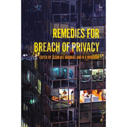 ISBN Remedies for Breach of Privacy livre Loi Anglais Couverture rigide