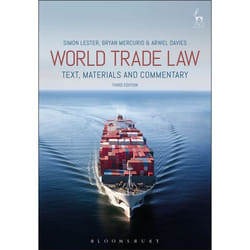 ISBN World Trade Law (Text, Materials and Commentary) livre Loi Anglais