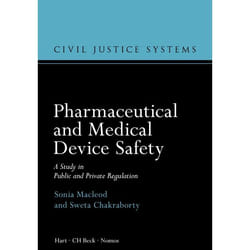 ISBN Pharmaceutical and Medical Device Safety (A Study in Public and Private Regulation) livre Loi Anglais Couverture rigide