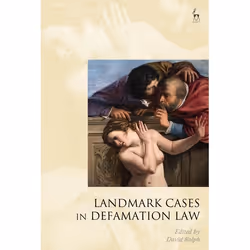 ISBN Landmark Cases in Defamation Law, Loi, Anglais, Couverture rigide, 320 pages