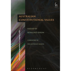 ISBN Australian Constitutional Values livre Loi Anglais Couverture rigide