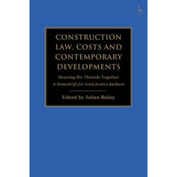 ISBN Construction Law, Costs and Contemporary Developments: Drawing the Threads Together (A Festschrift for Lord Justice Jackson) livre Loi Anglais Couverture rigide