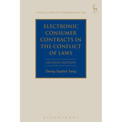 ISBN Electronic Consumer Contracts in the Conflict of Laws livre Loi Anglais