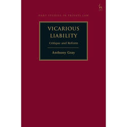 ISBN Vicarious Liability (Critique and Reform) livre Loi Anglais Couverture rigide