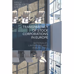 ISBN Transparency of Stock Corporations in Europe, Anglais, Couverture rigide, 392 pages