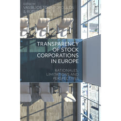 Transparency of Stock Corporations in Europe - [Livre en VO]