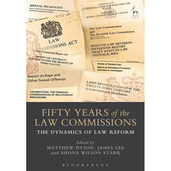 ISBN Fifty Years of the Law Commissions (The Dynamics of Law Reform) livre Loi Anglais