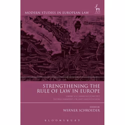 ISBN Strengthening the Rule of Law in Europe (From a Common Concept to Mechanisms of Implementation), Loi, Anglais, Livre bro ...