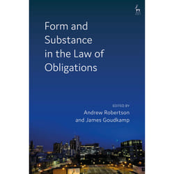 ISBN Form and Substance in the Law of Obligations Couverture rigide