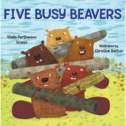 ISBN Five Busy Beavers livre fiction litéraire Anglais Couverture rigide