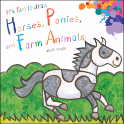 ISBN It's Fun To Draw Horses, Ponies, and Farm Animals, métier & loisirs, Anglais, Livre broché, 64 pages
