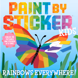 Hachette Book Group Paint by Sticker Kids: Rainbows Everywhere!, Bleu clair