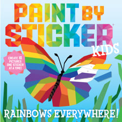 Hachette Book Group Paint by Sticker Kids: Rainbows Everywhere! adhésif pour enfant