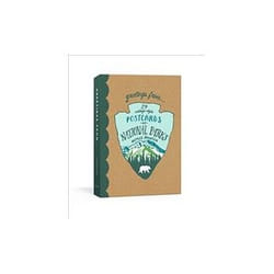 ISBN Greetings From: 24 Vintage-Style Postcards from National Parks Across America livre Biologie Anglais