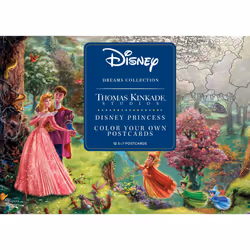 ISBN Disney Dreams Collection Thomas Kinkade Studios Disney Princess Color Your Own P, métier & loisirs, Anglais, 24 page ...