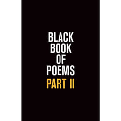 ISBN Black Book of Poems II livre poésie Anglais