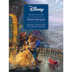 ISBN Disney Dreams Collection Thomas Kinkade Studios Disney Princess Coloring Book livre métier & loisirs Anglais