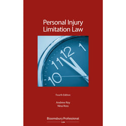 ISBN Personal Injury Limitation Law