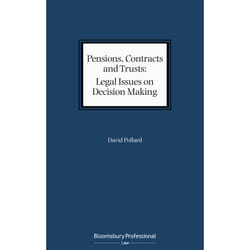 ISBN Pensions, Contracts and Trusts: Legal Issues on Decision Making Couverture rigide