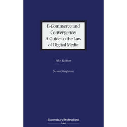ISBN E-Commerce and Convergence: A Guide to the Law of Digital Media Couverture rigide
