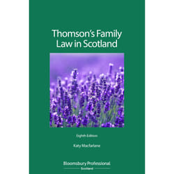 ISBN Thomson's Family Law in Scotland
