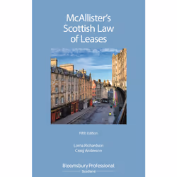 ISBN McAllister's Scottish Law of Leases, Anglais, Livre broché, 736 pages