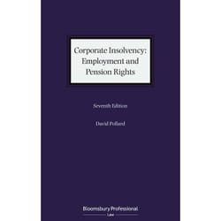 ISBN Corporate Insolvency: Employment and Pension Rights Couverture rigide