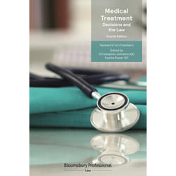 ISBN Medical Treatment: Decisions and the Law