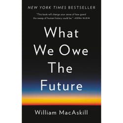 ISBN What We Owe the Future livre Education Anglais Couverture rigide
