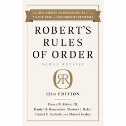 ISBN Robert's Rules of Order Newly Revised, 12th edition, Business & finance, Anglais, Livre broché, 816 pages