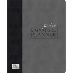 ISBN John C. Maxwell Signature Planner (Gray/Black LeatherLuxe®), Business &amp; finance, Anglais, 192 pages