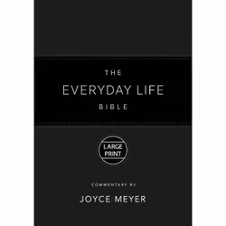 ISBN The Everyday Life Bible Large Print Black LeatherLuxe®, Santé, esprit et corps, Anglais, 2176 pages