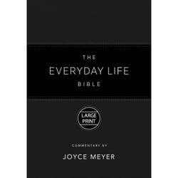 ISBN The Everyday Life Bible Large Print Black LeatherLuxe® livre Santé, esprit et corps Anglais 2176 pages