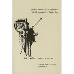 ISBN Studies On the Text Of Suetonius De Grammaticis Et Rhetoribus livre