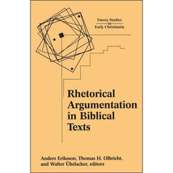 ISBN Rhetorical Argumentation in Biblical Texts (Essays from the Lund 2000 Conference) livre Education Anglais Livre broché 456 pages