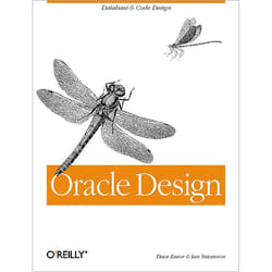 O'Reilly Oracle Design: The Definitive Guide livre & manuel de logiciels