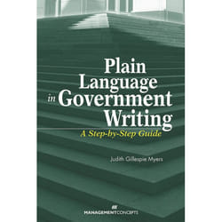 ISBN Plain Language in Government Writing livre Couverture rigide