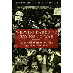 ISBN We Who Dared to Say No to War livre politique Anglais Livre broché 368 pages
