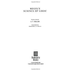 ISBN Hegel’s Science of Logic livre