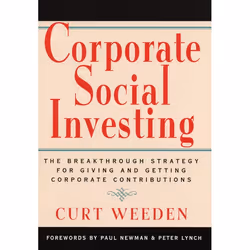 ISBN Corporate Social Investing, Couverture rigide, 264 pages