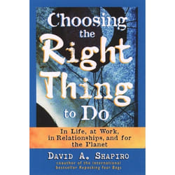 ISBN Choosing the Right Thing to Do livre
