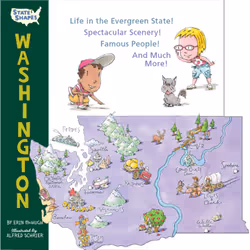 ISBN State Shapes: Washington, histoire, Anglais, Couverture rigide, 48 pages