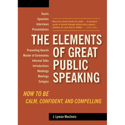 ISBN The Elements of Great Public Speaking livre