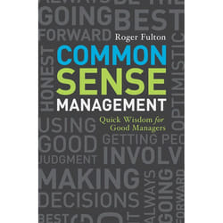 ISBN Common Sense Management livre