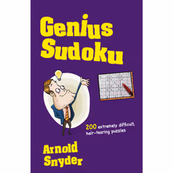 ISBN Genius Sudoku, jeux, Anglais, Livre broché, 144 pages
